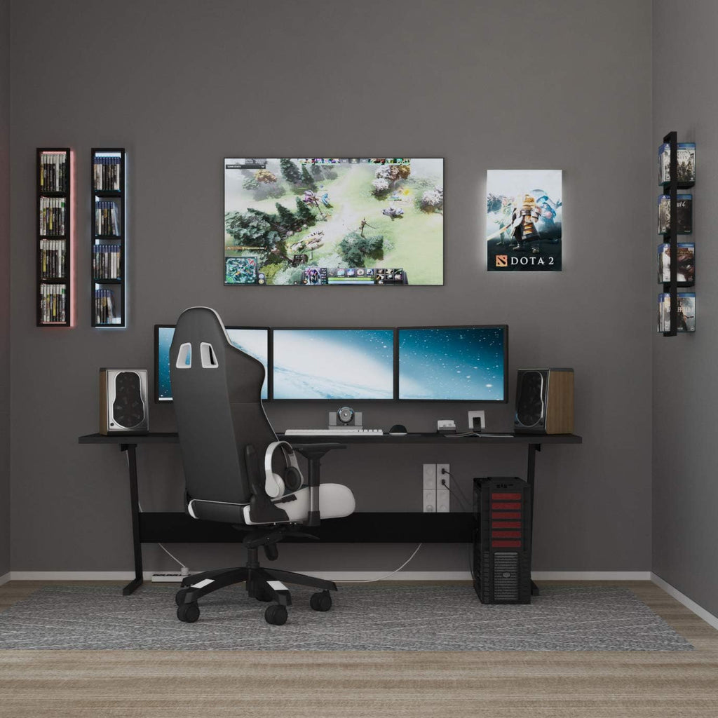 Black Floating Shelves Set of 3 T8385