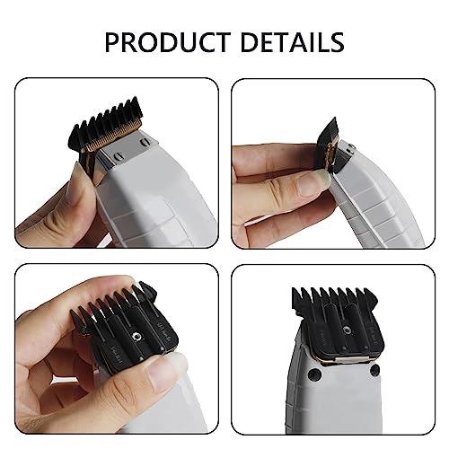 4 Pack Clipper Guards, 1/16", 1/8", 1/4", 3/8", Black Z5965