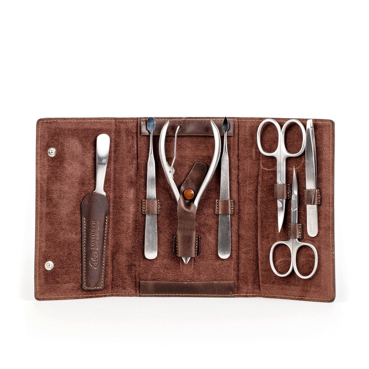 7-Piece Manicure Set Leather Snap Case R36909