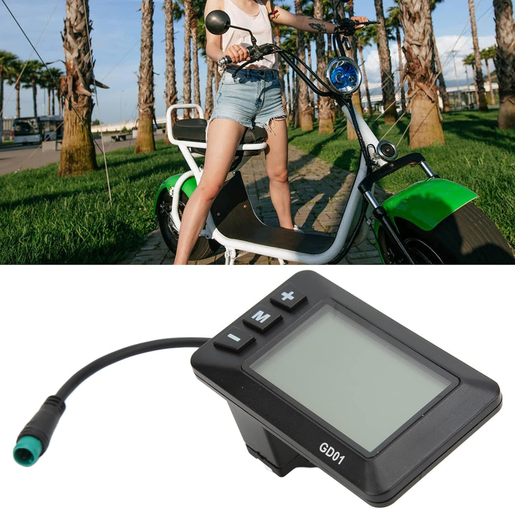 5 Pin Waterproof Speedometer and Odometer with Backlight LCD Display D917