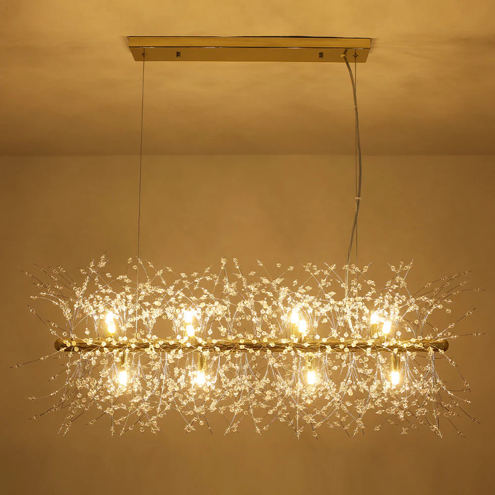 12-Light Dimmable Contemporary Sputnik Chandelier W88264