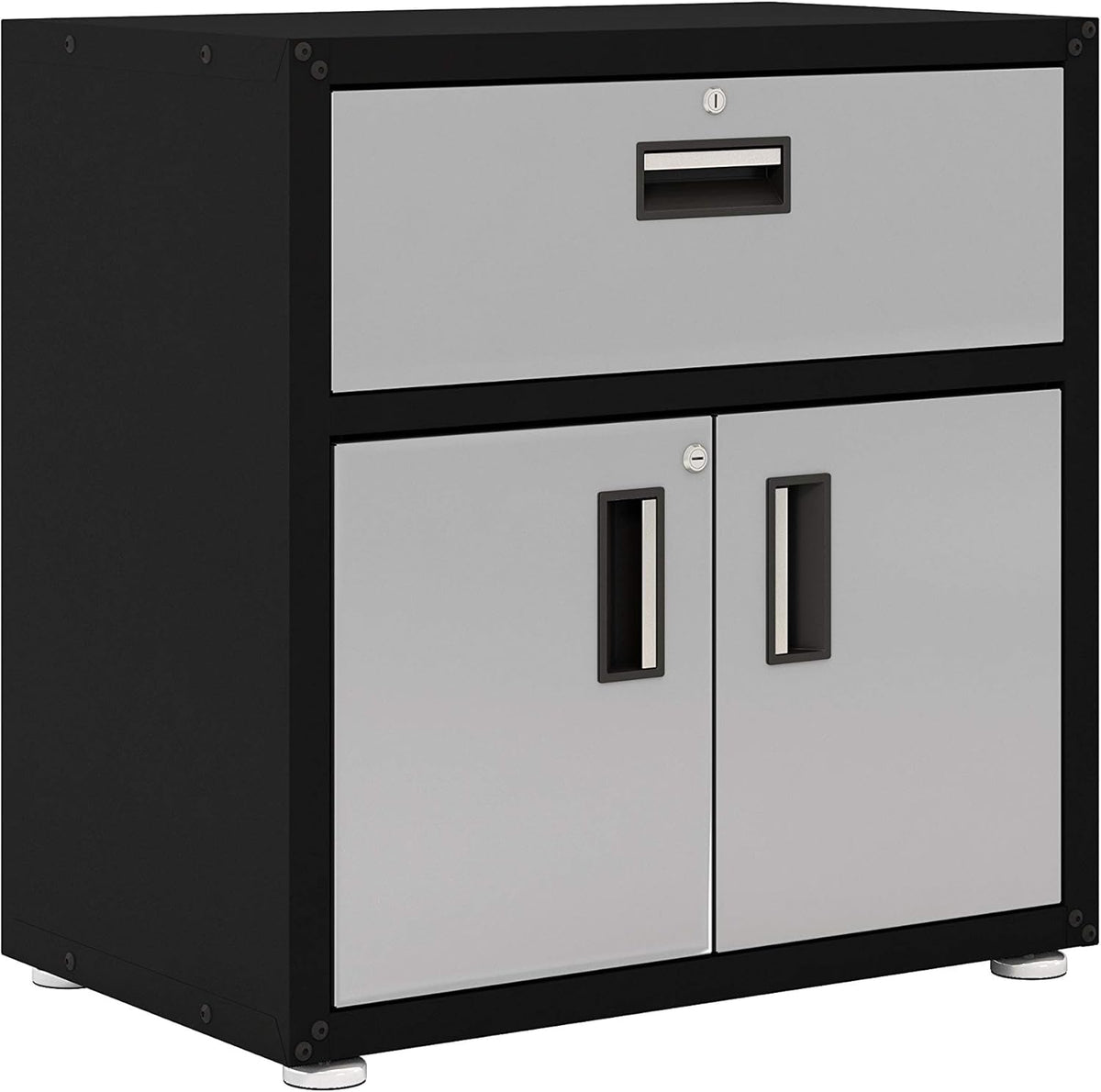 One Drawer Steel Cabinet with 2 Doors M47011
