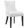 White Faux Leather Dining Chair D5132