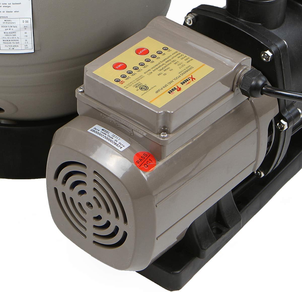 13" Sand Filter Above Ground Swimming Pool Pump Set D475
