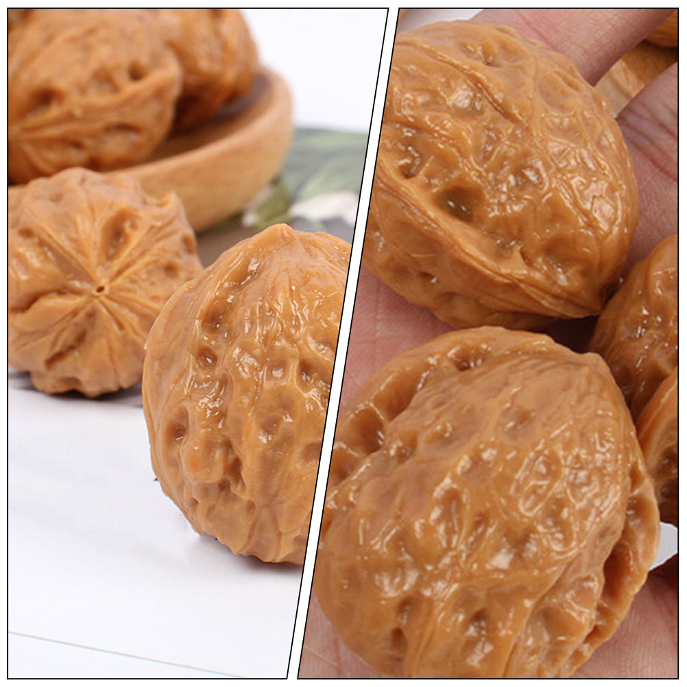 10 Pcs Dollhouse Miniature Food Play Empty Cup Water Model Accessories Walnuts M25657