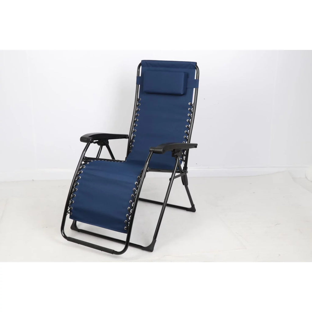 Blue Foldable Zero Gravity Lounge Chair R269