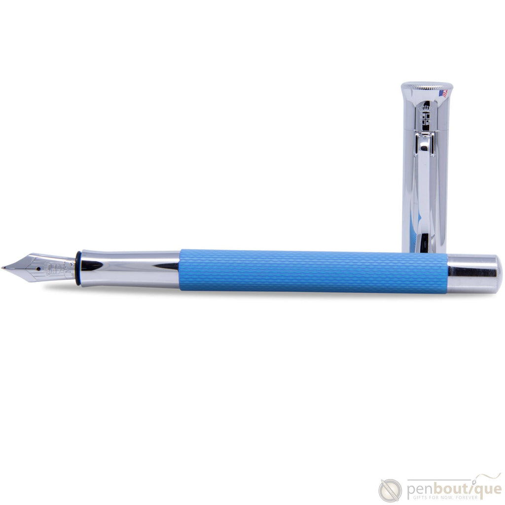 Fountain Pen Guilloche Gulf Blue - Fine B73013