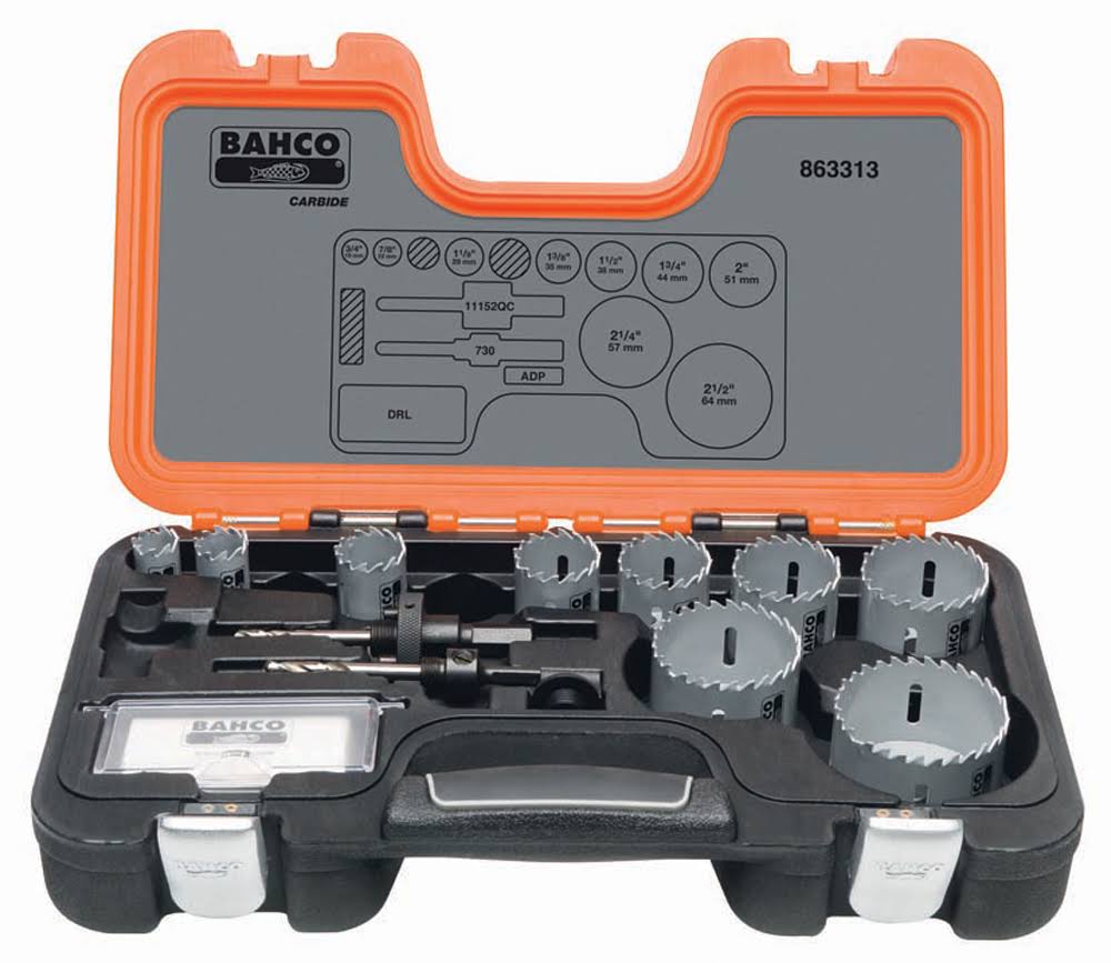 13 Piece Carbide Tip Holesaw Set H9582