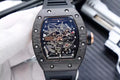Black Rubber Strap Watch Y20552