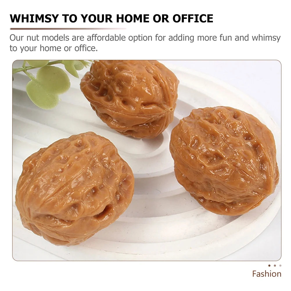 10 Pcs Dollhouse Miniature Food Play Empty Cup Water Model Accessories Walnuts M25657