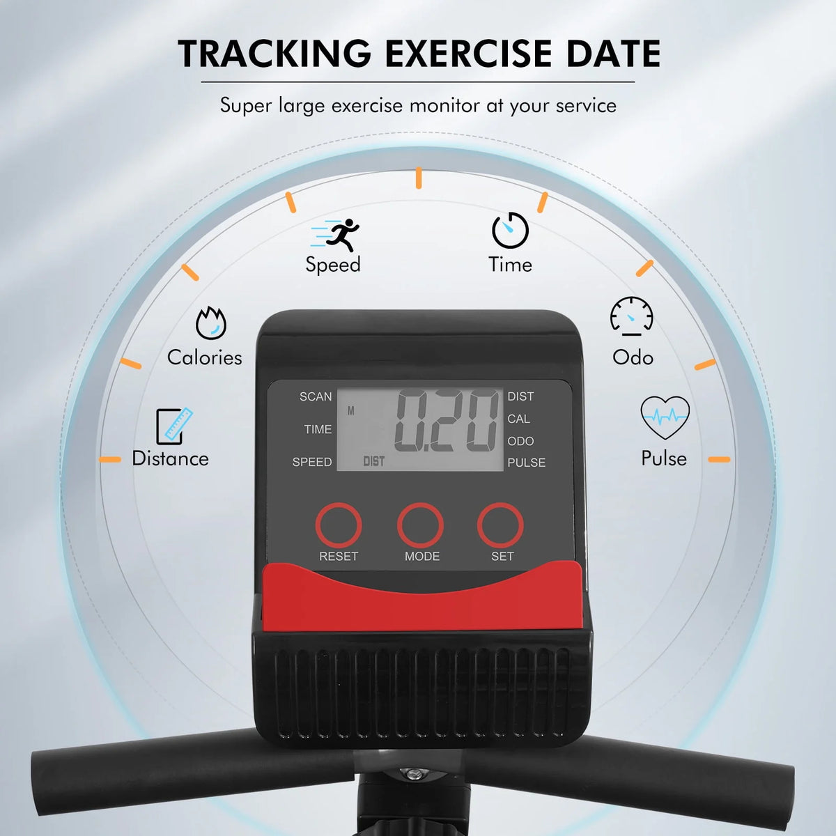Recumbent Exercise Bike 8 Levels Quiet C428406
