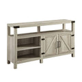 White Oak Highboy Console H6533