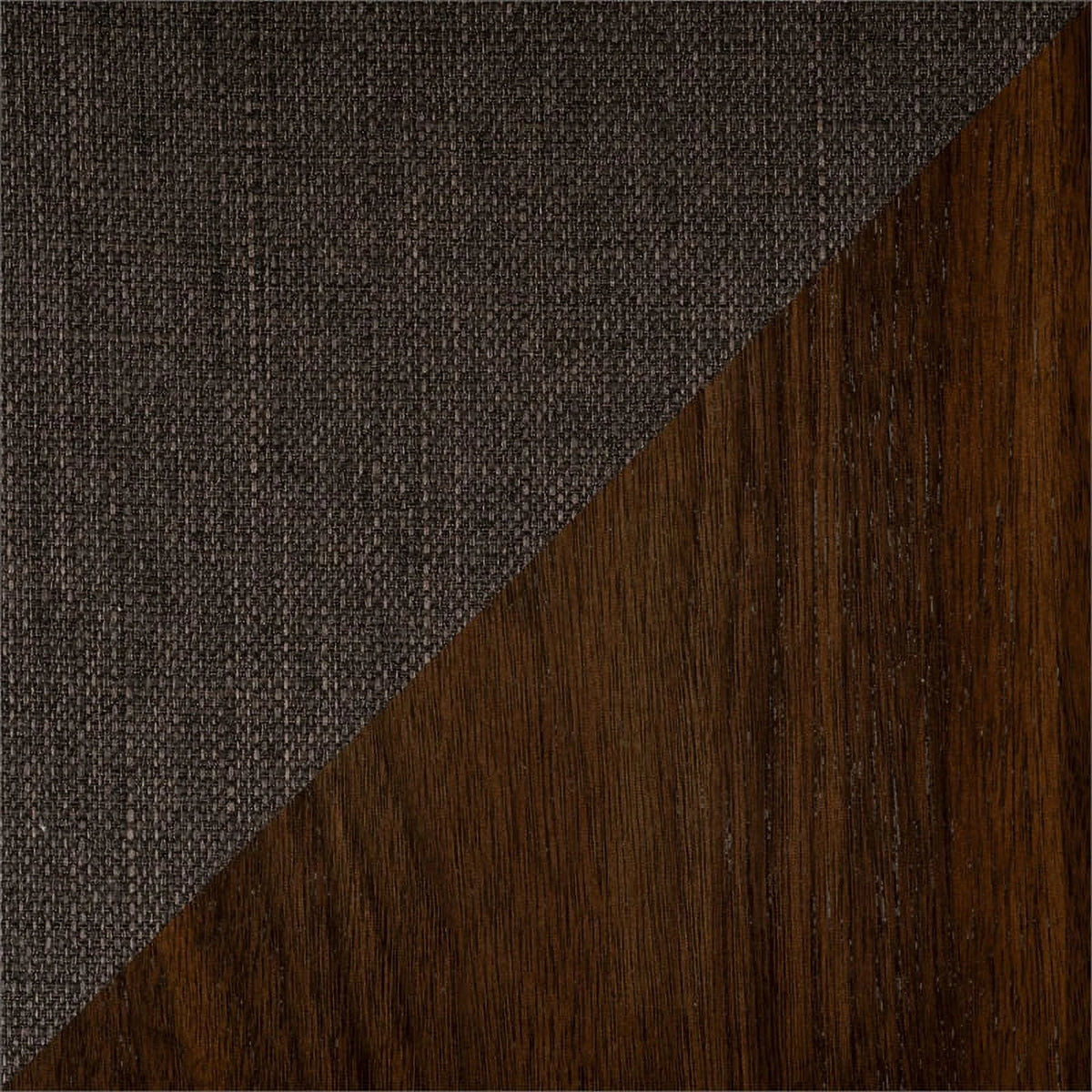 Faux Leather Counter Stool in Brown (Set of 2) Y16359