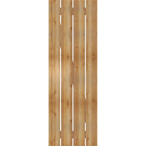 Board-n-Batten Shutters with Z-Bar, Rough Sawn Western Red Cedar N89779