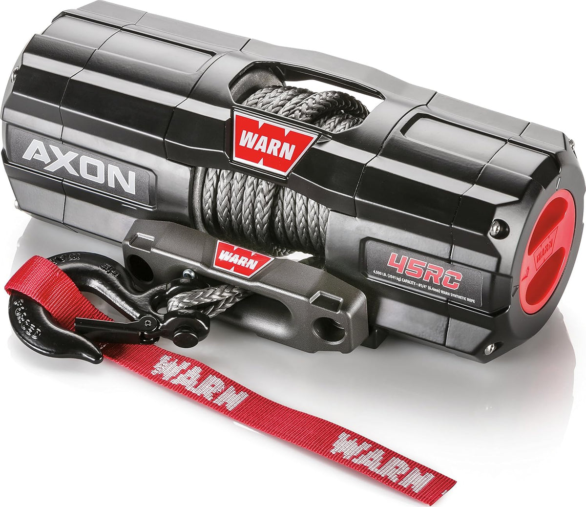Powersports Winch with Synthetic Cable Rope, 4,500 lb Pulling Capacity I81320
