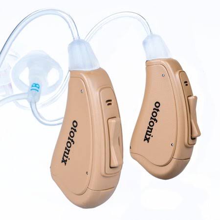Beige Digital Hearing Amplifier W482