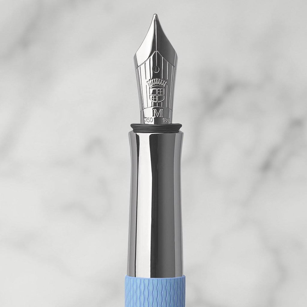 Fountain Pen Guilloche Gulf Blue - Fine B73013