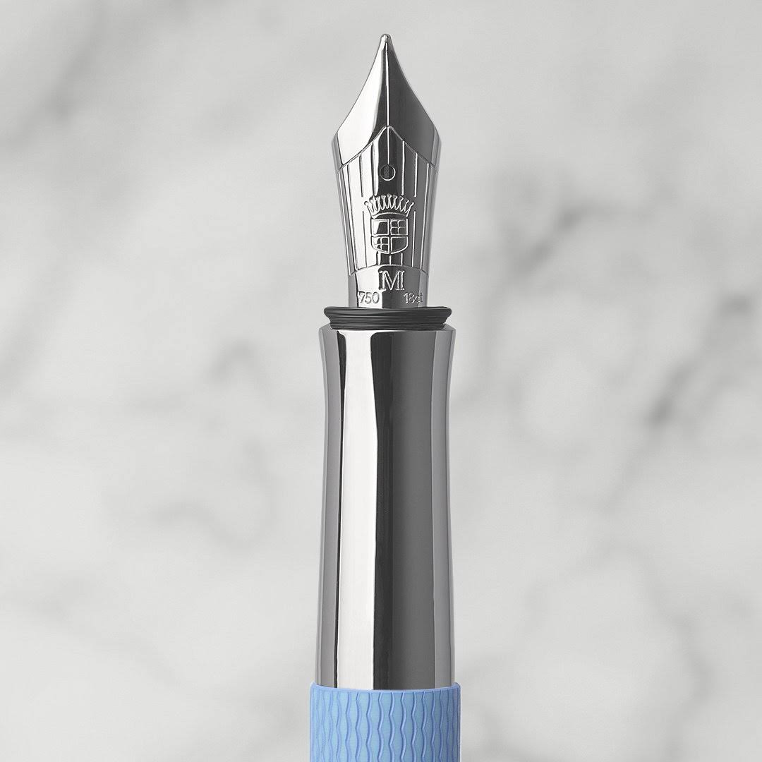 Fountain Pen Guilloche Gulf Blue - Fine B73013