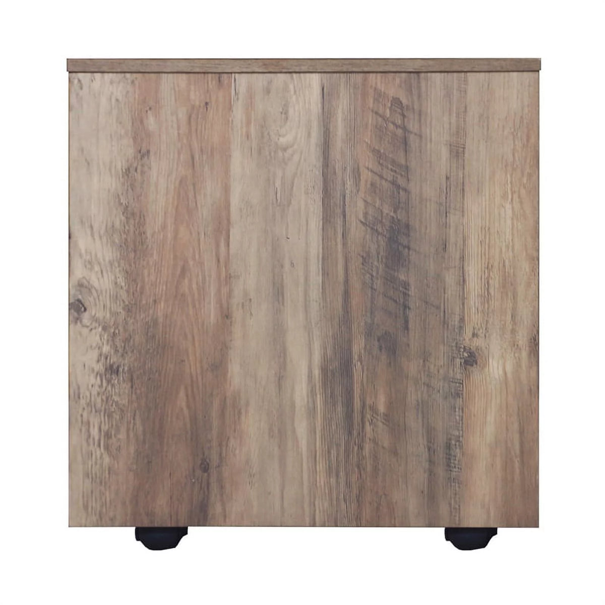 Rustic Oak Finish Mobile File Cabinet I847507