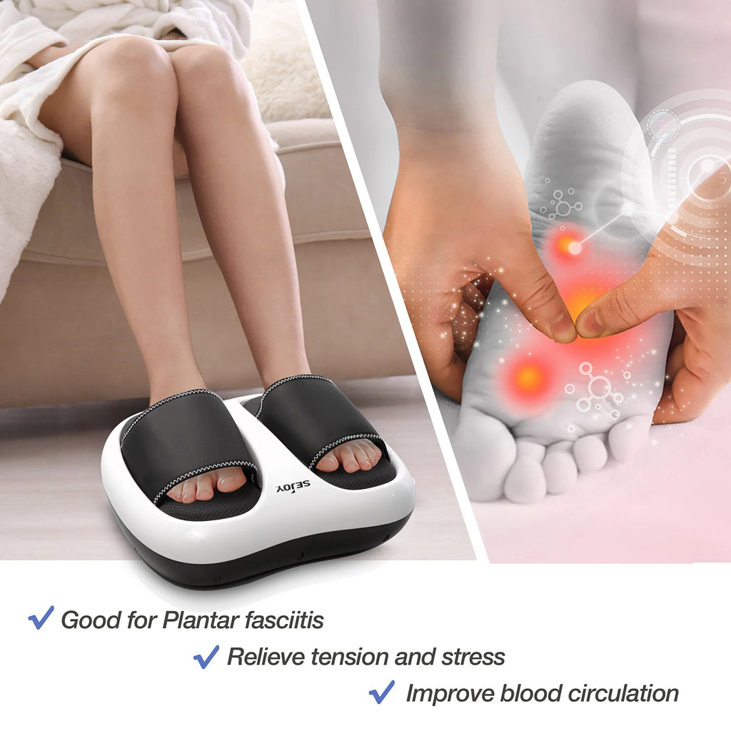 Shiatsu Foot Massager with Heat & Air Compression H90150