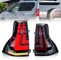 Red Tinted Tail Lights Assembly with Sequential Turning Signal K908927