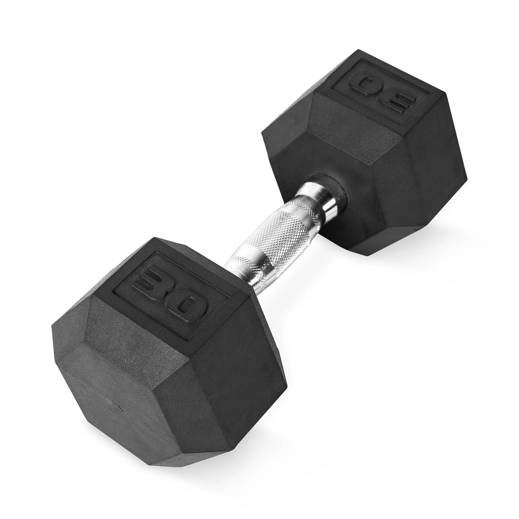 3lb Rubber Hex Dumbbell U101523