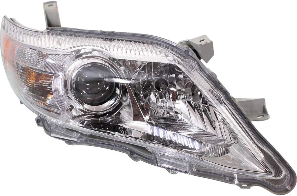 Passenger Side Headlight for Toyota Camry 2010 2011 Non SE Model Y8871
