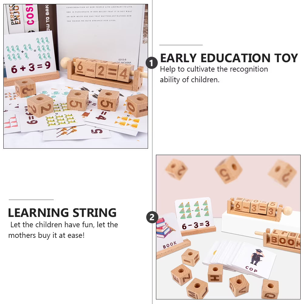 Wooden Learning String Toy Building Blocks R6567
