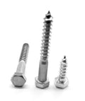 3/8x22-7 x 8x22 Hex Lag Screw Low Carbon Steel Zinc Plated L81410