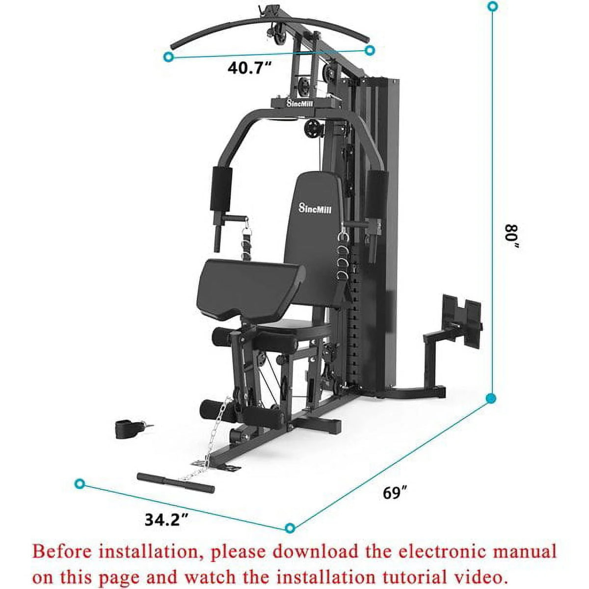 Multifunctional Full Body Home Gym Equipment X8998
