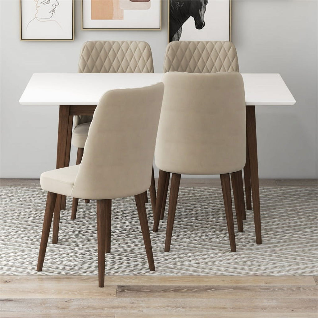 Mid Century Modern Kitchen Table and Chairs for 4 A794
