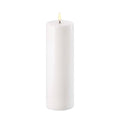 Nordic White LED Pillar Candle T79733