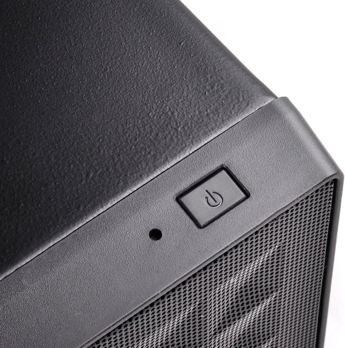 Black Ultra Compact Mini-ITX Computer Case with Mesh Front Panel F671