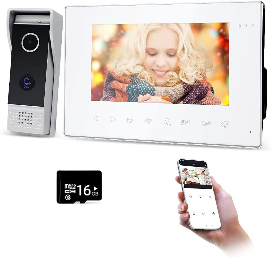 7 inch WiFi Video Door Phone with Outdoor Camera U84772