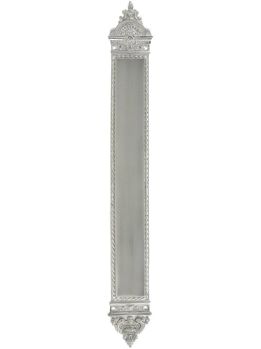 Push Plate 3in x 23-3/8in, Satin Nickel E83273