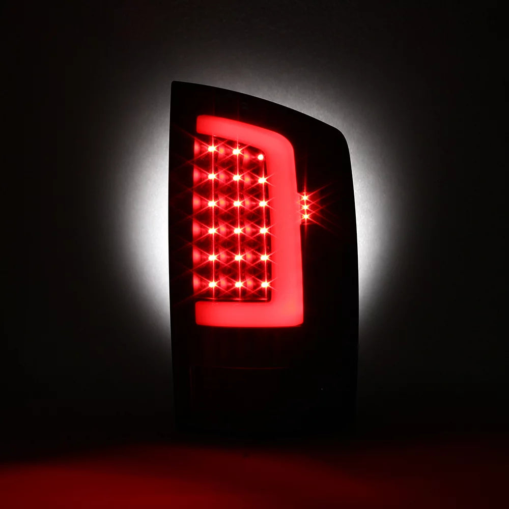 Black LED Tail Brake Light Lamp Assembly P667574