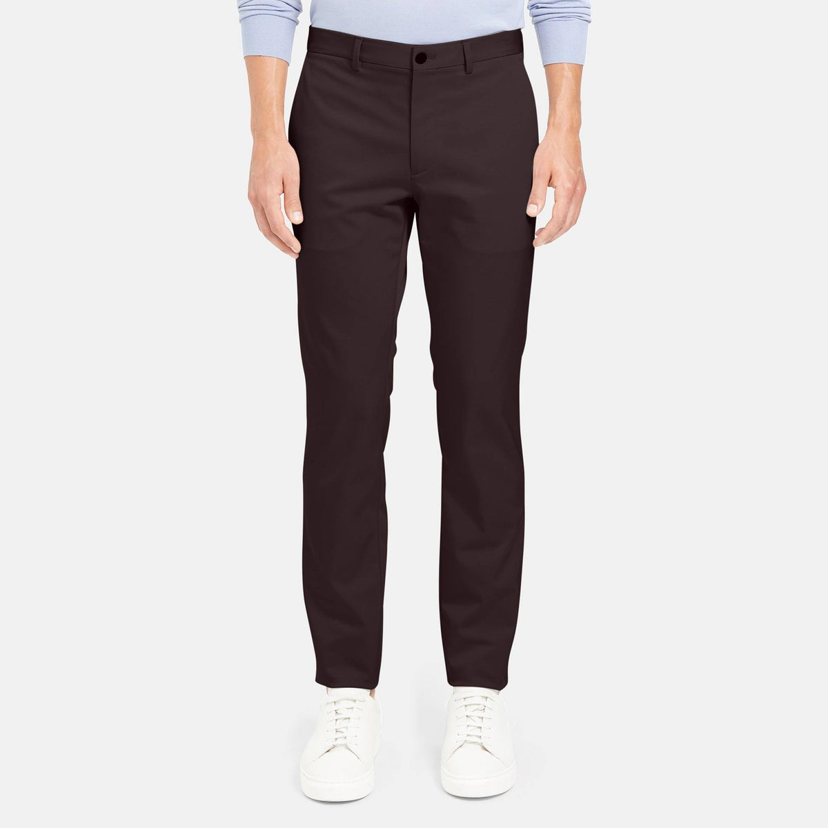Brown Technical Twill Pants U39448