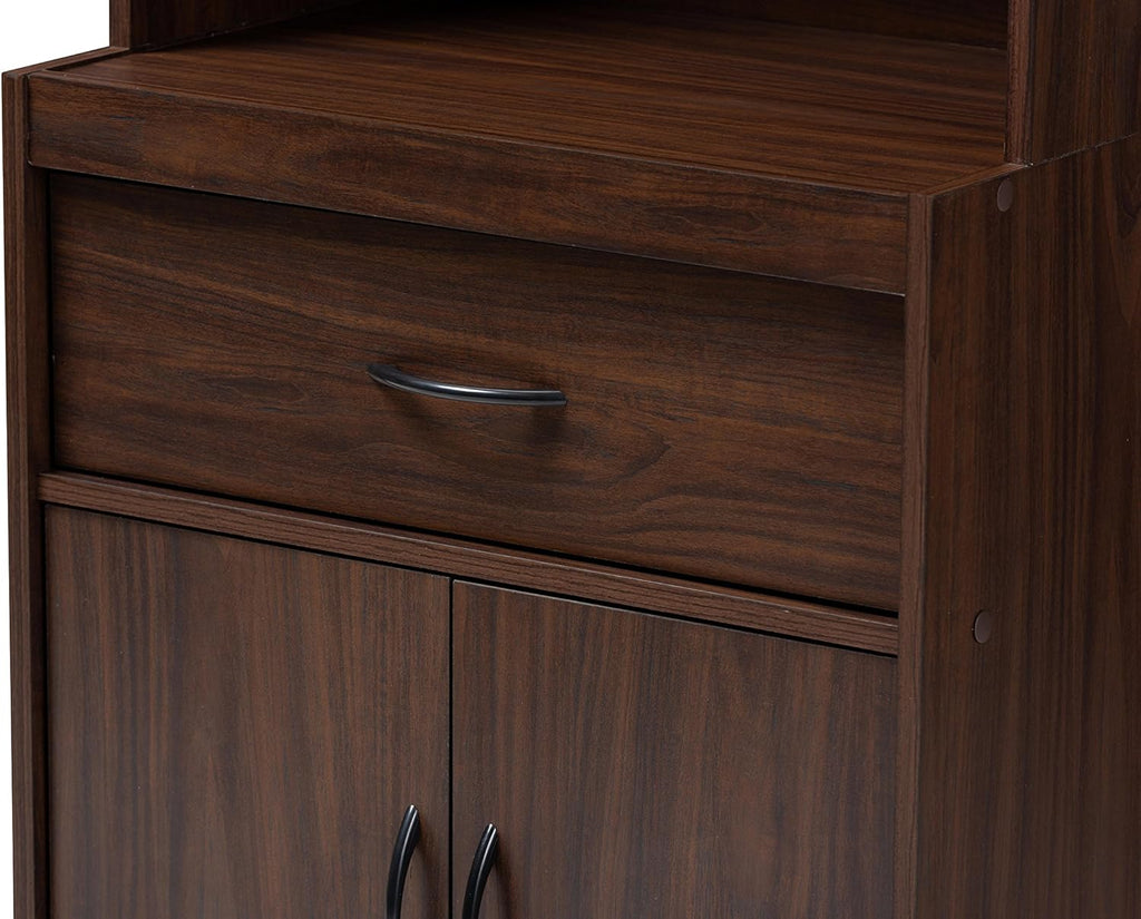 Walnut Brown Kitchen Cabinet Q69058