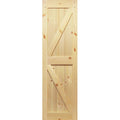 Solid Pine Unfinished Barn Door Slab Q949