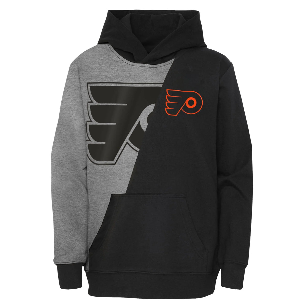 Gray/Black Pullover Hoodie E737
