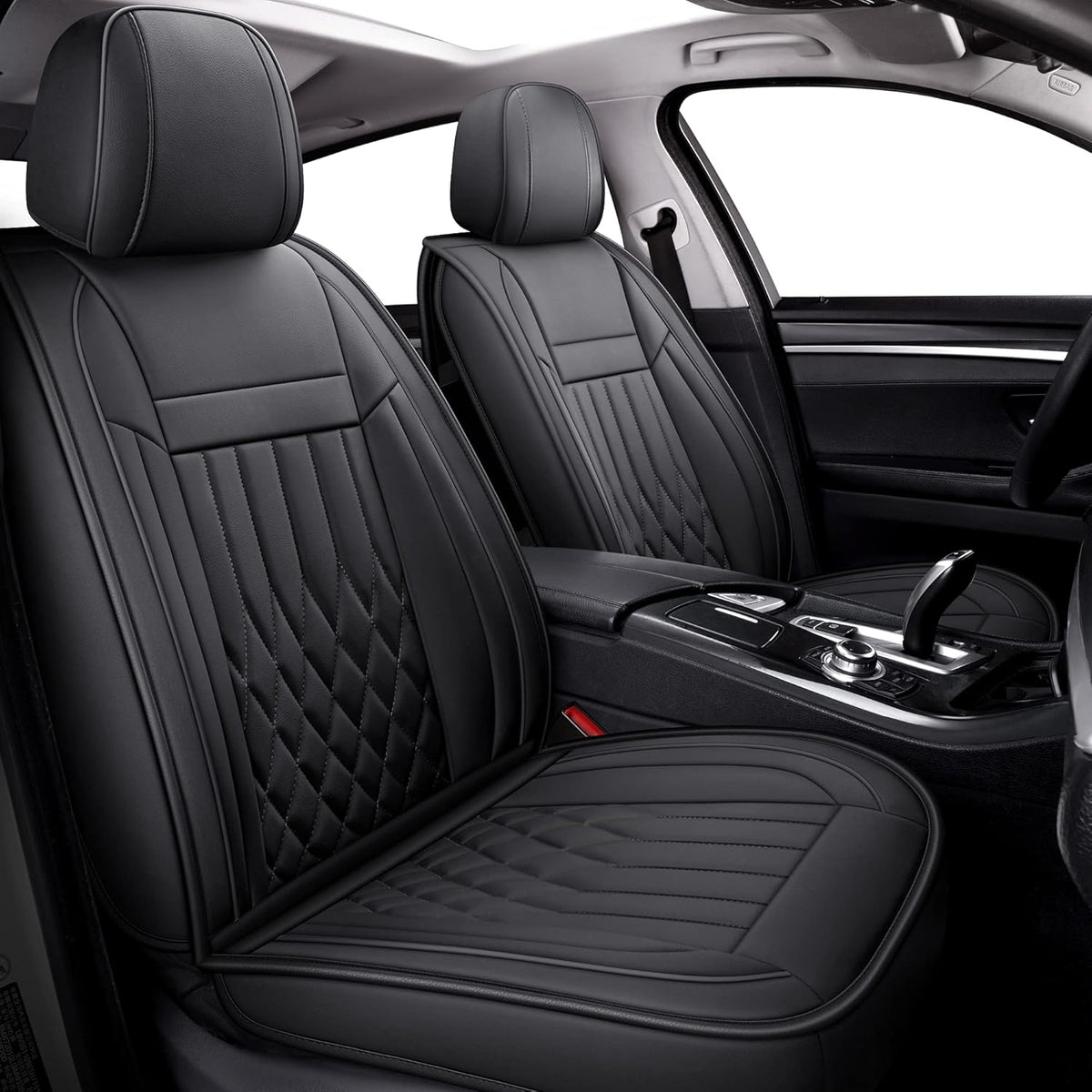 5 Seat Water Proof Faux Leather Car Seat Covers S50624