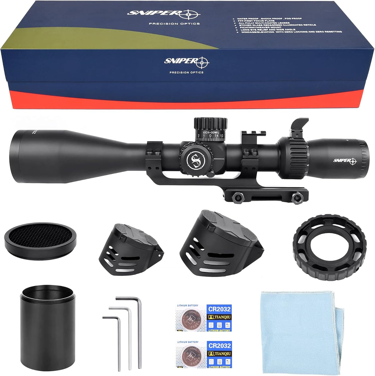 5-27x50 FFP Scope with Scope Mount O913055