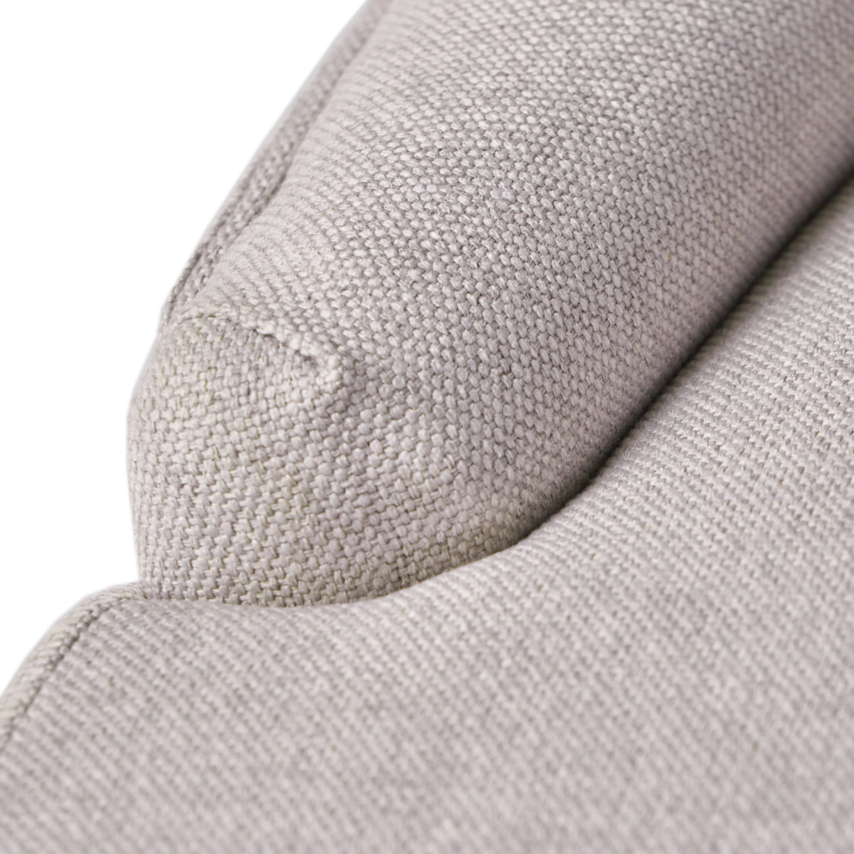 Light Grey Fabric Dining Chair Set of 2 F9993