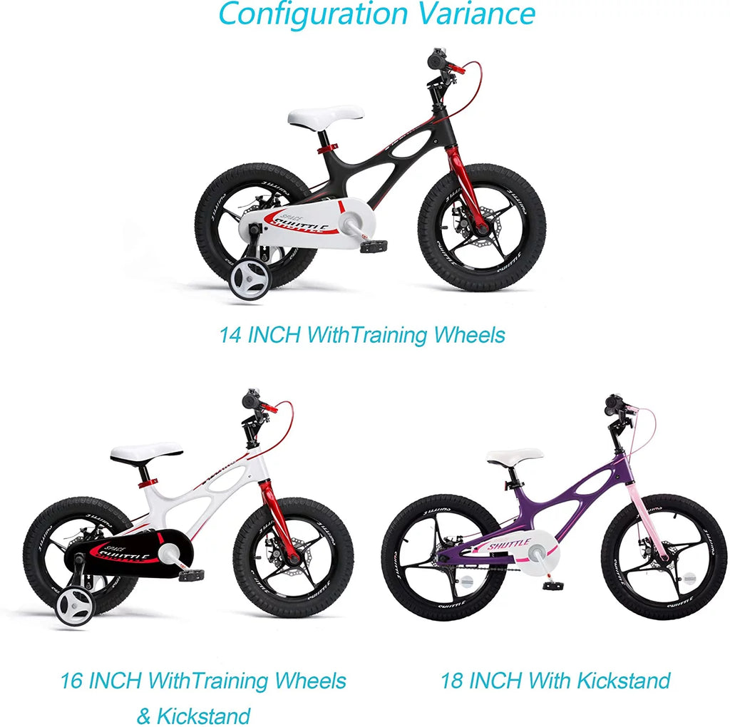 White 18 inch Kid's Bike L414