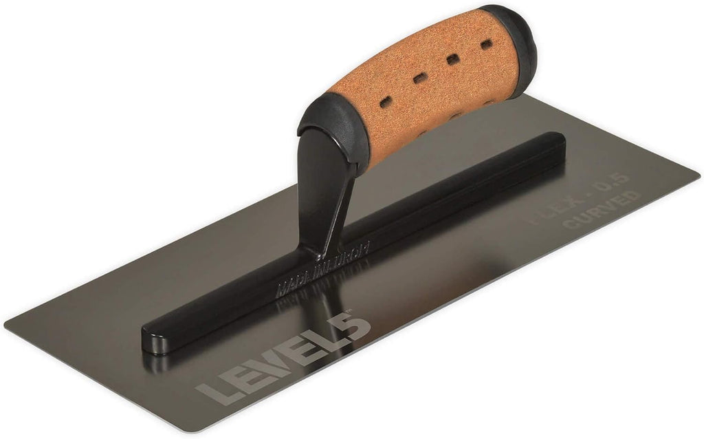 14" x 4.75" Flex Drywall Curved Trowel, 0.5MM Blade, Pack of 2 P73124