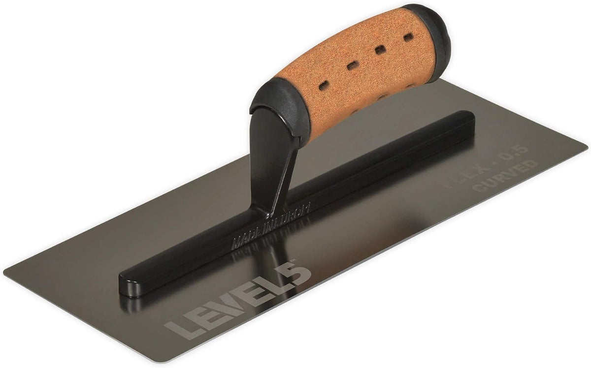 14" x 4.75" Flex Drywall Curved Trowel, 0.5MM Blade, Pack of 2 P73124