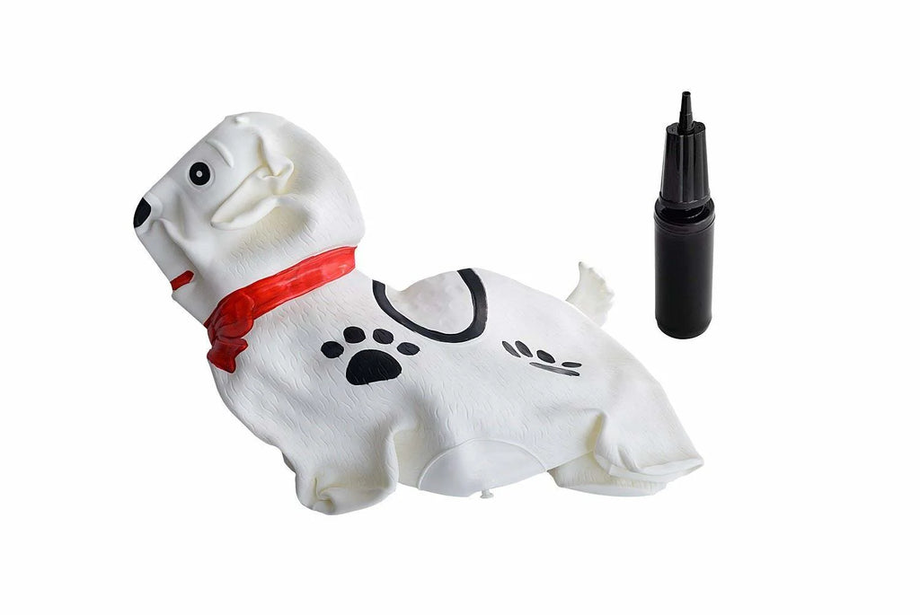 Black & White Dog Inflatable Hopper Toy with Pump B665