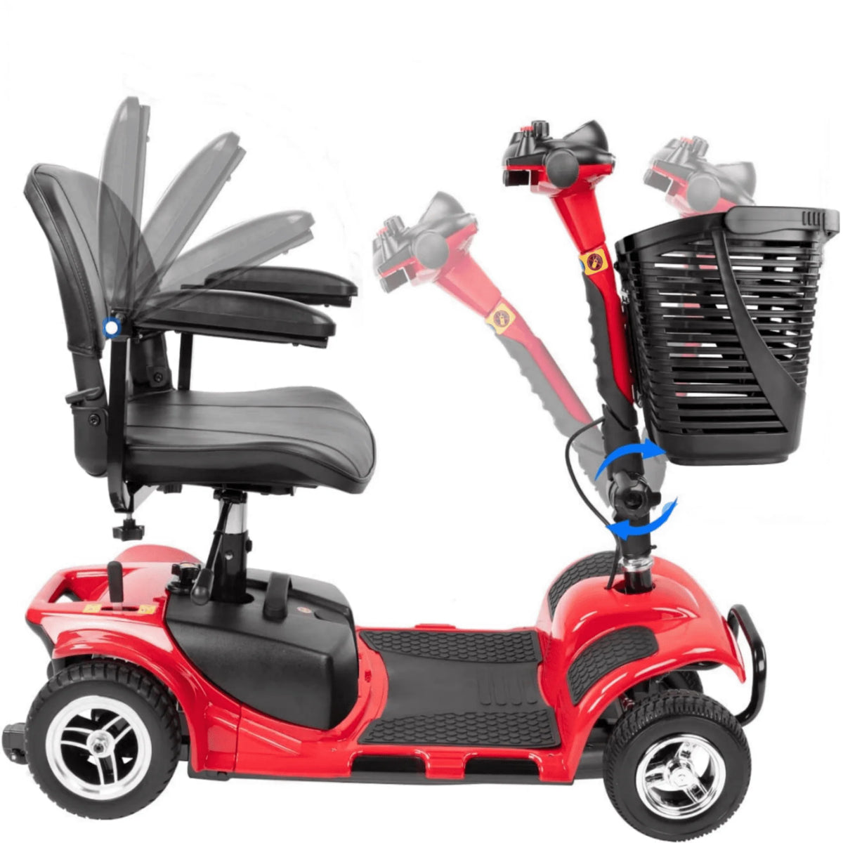 4 Wheel Folding Electric Mobility Scooter K252