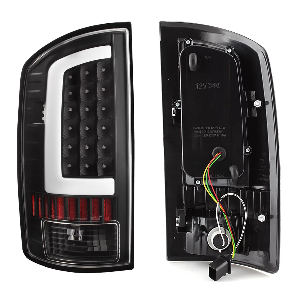 Black LED Tail Brake Light Lamp Assembly P667574