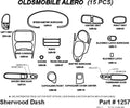 Carbon Fiber Dash Kit W6357